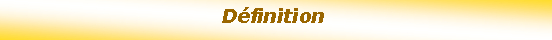 Zone de Texte: Dfinition 